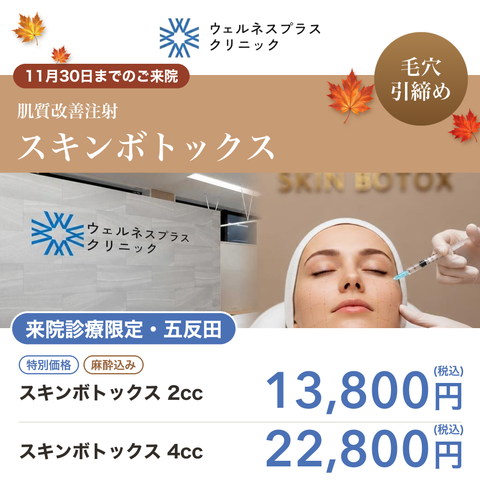 In-clinic visit | Skin Botox 2 cc 【Wellness Plus Clinic】