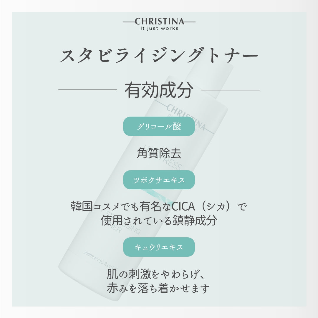 【CHRISTINA UNSTRESS】スタビライジングトナー