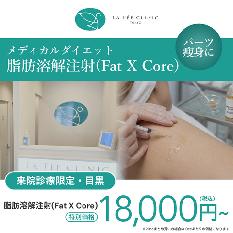 来院診療｜脂肪溶解注射 まとめ買いキャンペーン（FatX Core）【La Fée Clinic】