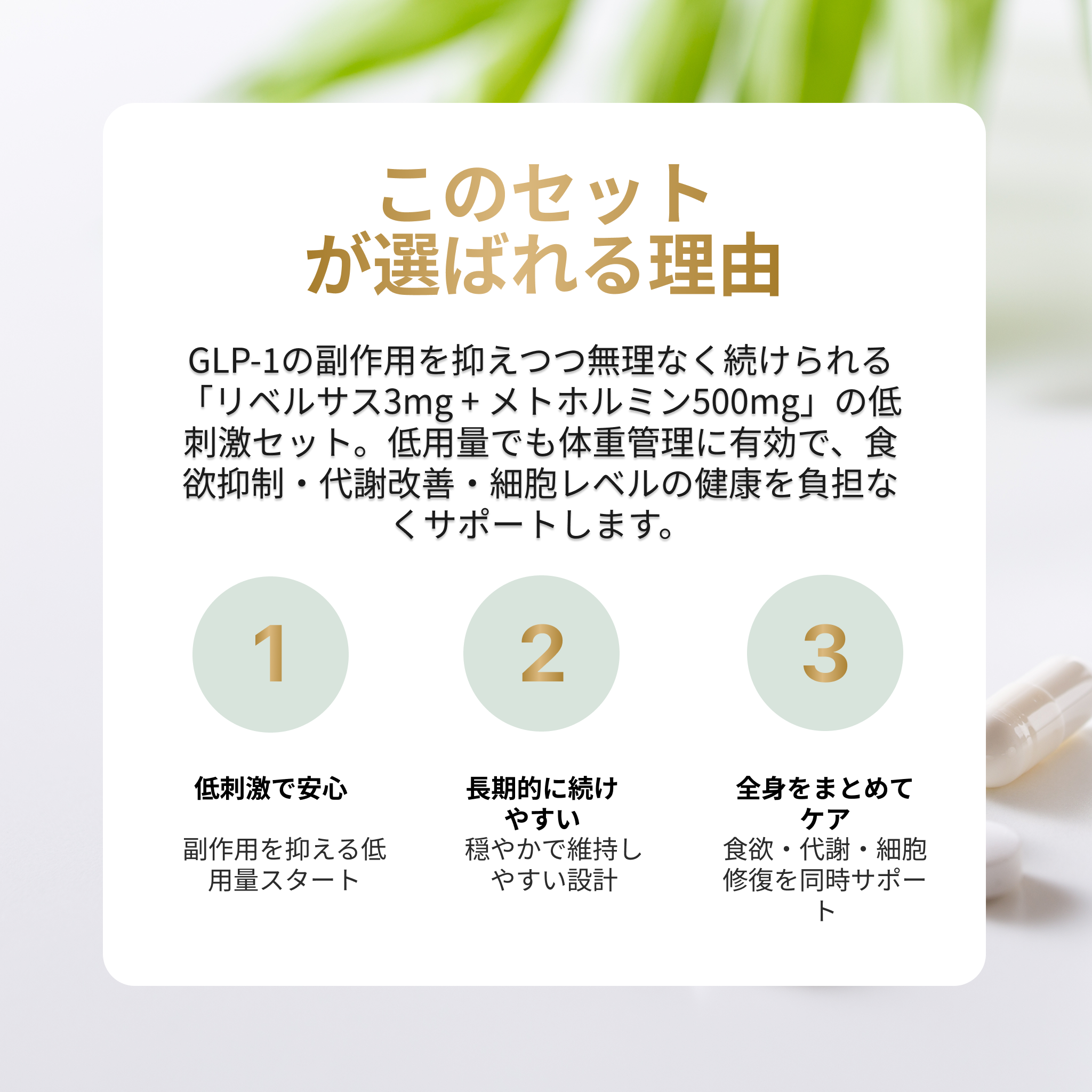 【e-Coupon - Anti-Aging Set】 Rybelsus 3mg (Oral GLP-1 Tablets) + Metformin 500mg