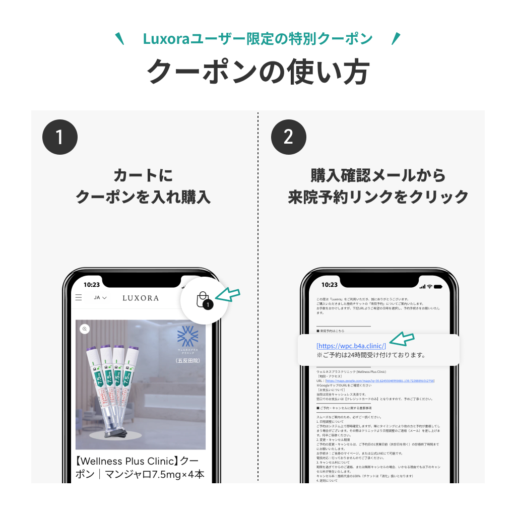 【La Fée Clinic】eCoupon | Mounjaro 2.5mg × 4 Pens (1 Month)