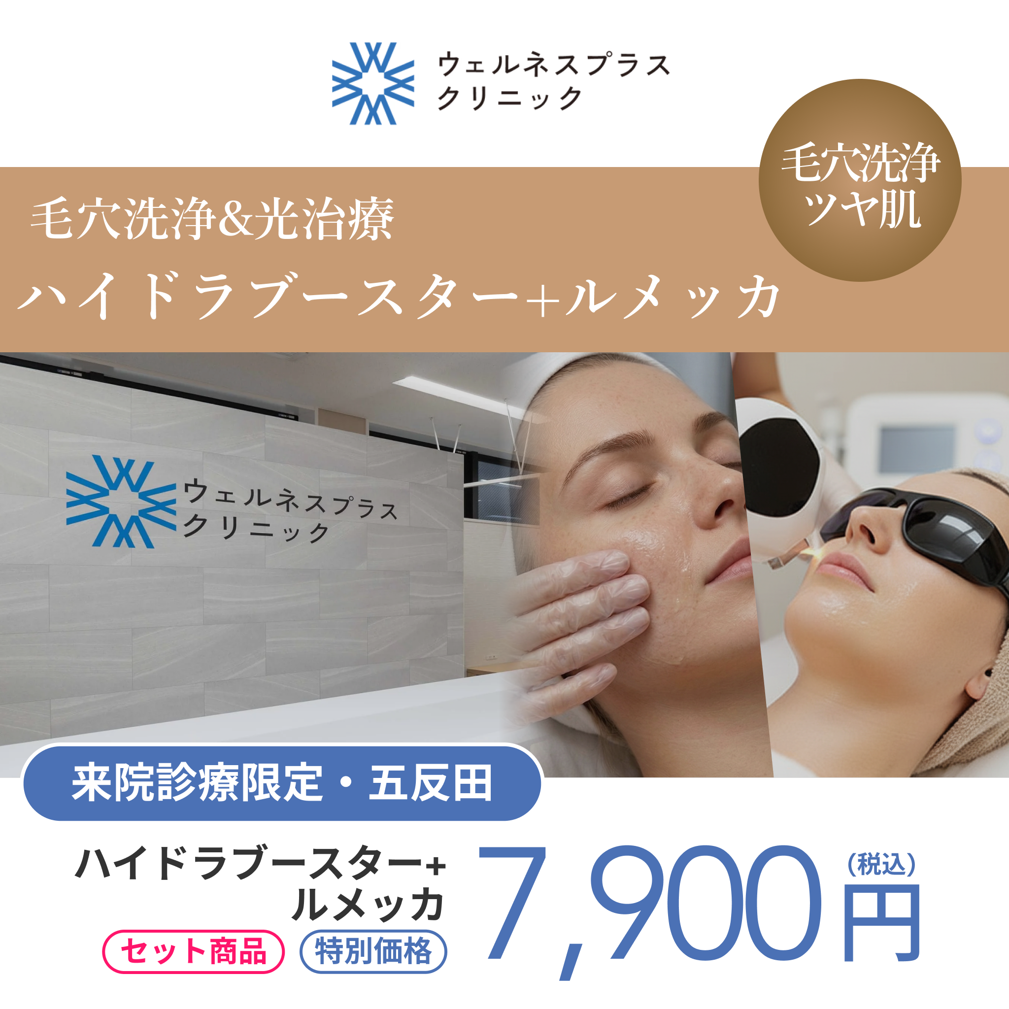 🍁9月推しチケット20％OFF｜ハイドラ＋ルメッカ2周【Wellness Plus Clinic限定】