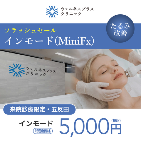 フラッシュキャンペーン｜インモード｜1部位(口横・フェイスライン or 顎下)【Wellness Plus Clinic】