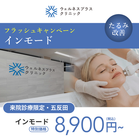 フラッシュキャンペーン｜インモード｜口横〜フェイスライン＋顎下（2部位）【Wellness Plus Clinic】