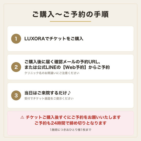 【⭐️Wellness Plus Clinic⭐️】24時間限定！格安美容チケット🎟️※ご購入後のご予約をお忘れずにお願いします