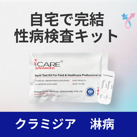 【自宅で検査】性病検査キット （オンライン診療連携）25分で結果！